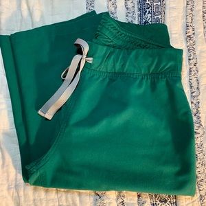 LIVINGSTON BASIC SCRUB PANT - HUNTER GREEN